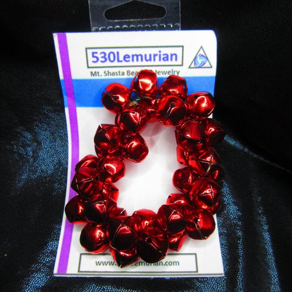 Christmas Bells 7" Stretchy Bracelet - Picture 1 of 3